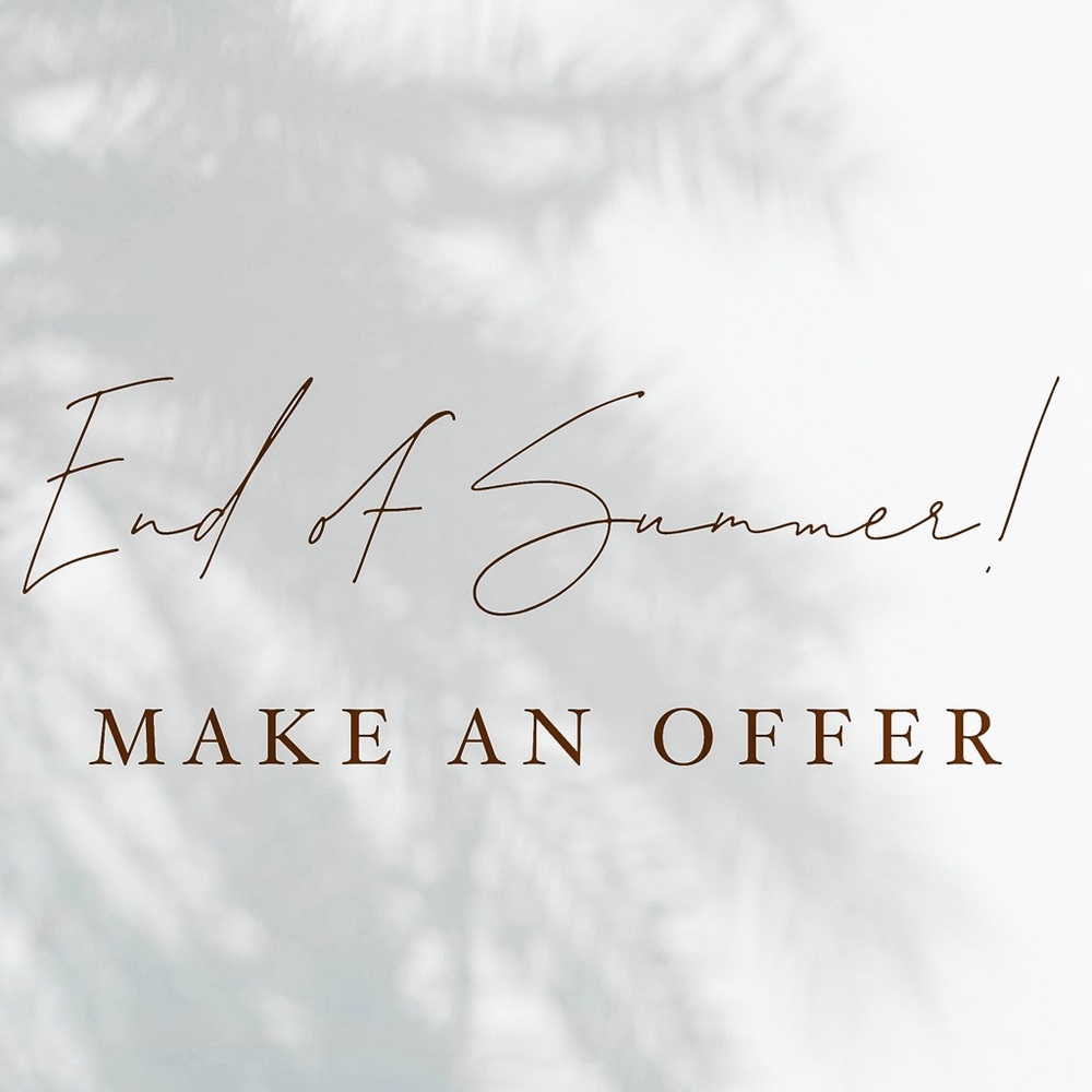 Accepting all Reasonable offers!